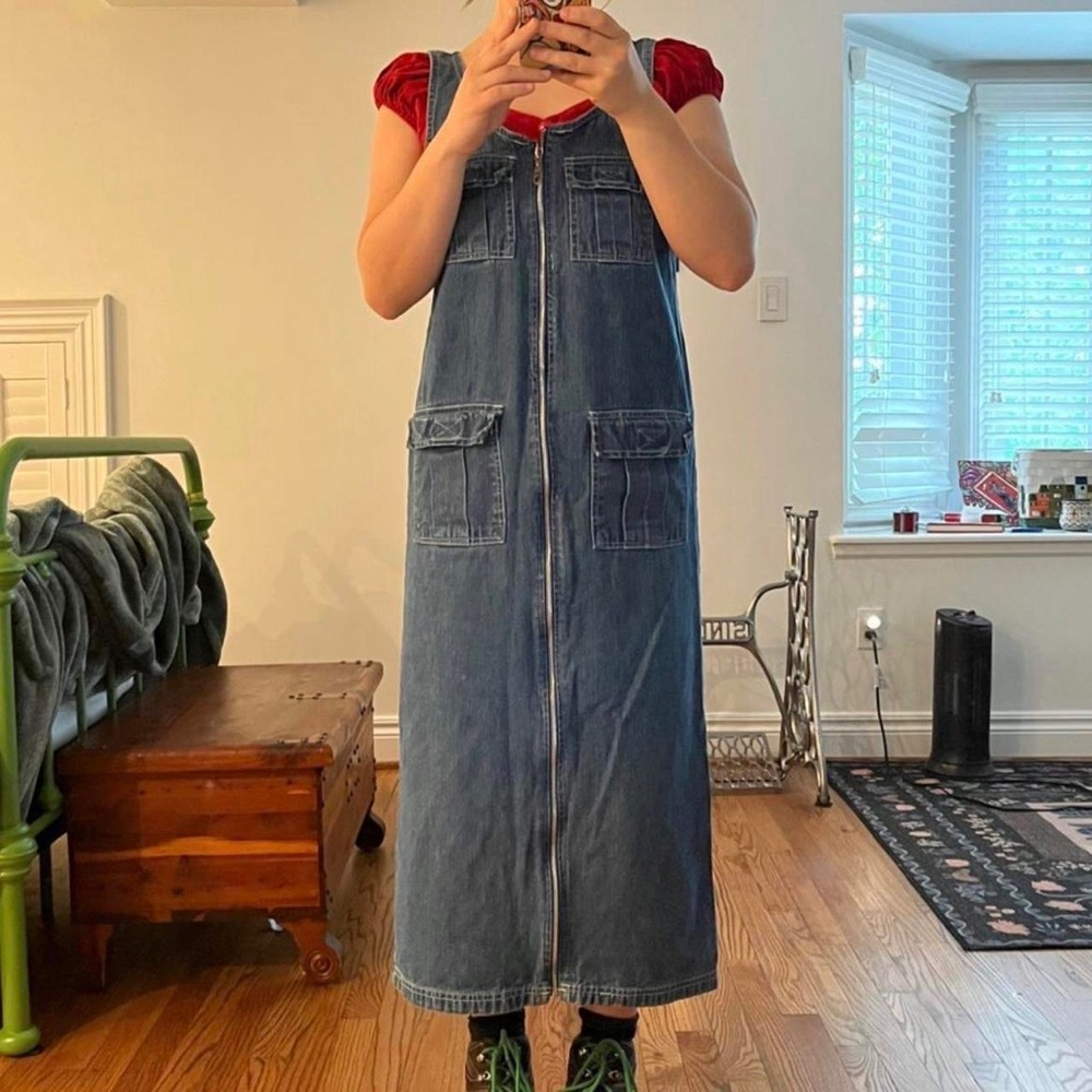 Vintage denim dress